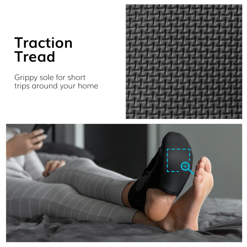 BraceAbility Plantar Fasciitis Night Socks | Soft Stretching Boot Splint for Sleeping, Achilles Tendonitis Foot Support & Heel Pain Relief Compression Sleeve (Large) Large - NewNest Australia