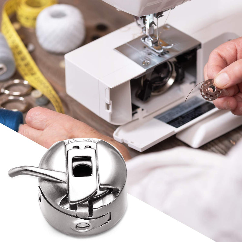 3 Pieces Sewing Machine Bobbin Case and 15 Pieces Singer Sewing Machine Bobbins Metal Sewing Bobbins with Shuttle Holder for Craft Sewing, Compatible with Front Loading 15 Class Machines - NewNest Australia