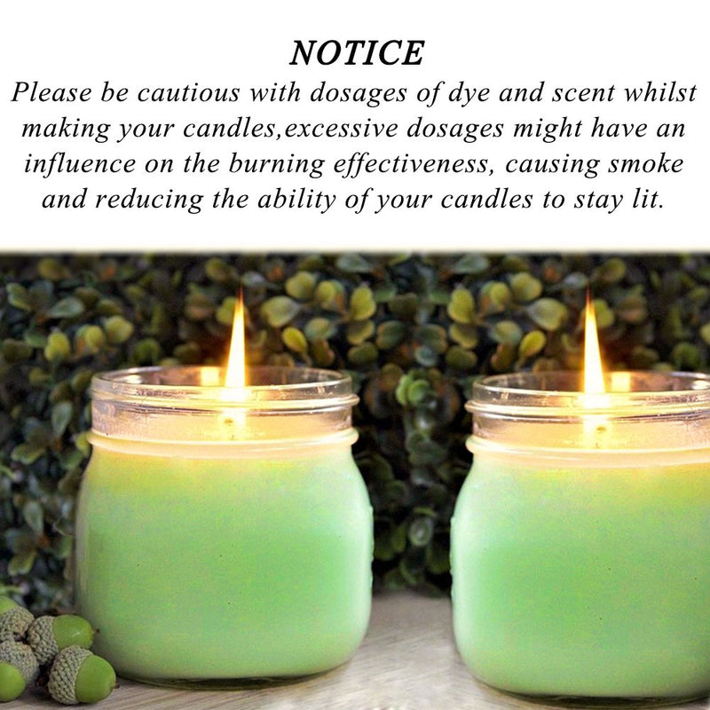 EricX Light 100 Piece Cotton Candle Wick 6" Pre-Waxed for Candle Making,Candle DIY - NewNest Australia