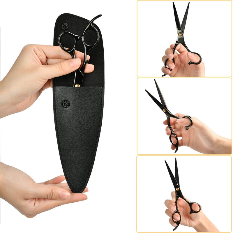 EKKONG hair scissors, hairdressing scissors, 6 inches, hair cutting scissors for stainless women and men, precise cut, beard scissors (flat cut scissors), flat cut scissors - NewNest Australia