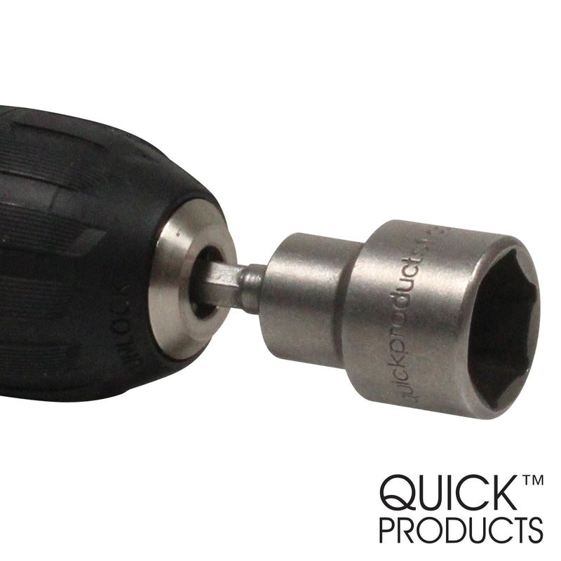 Quick Products QPLSJS Connect Power RV Leveling Scissor Jack Socket Extension bit Fits 3/8" or 1/2" Power Drills Each - NewNest Australia