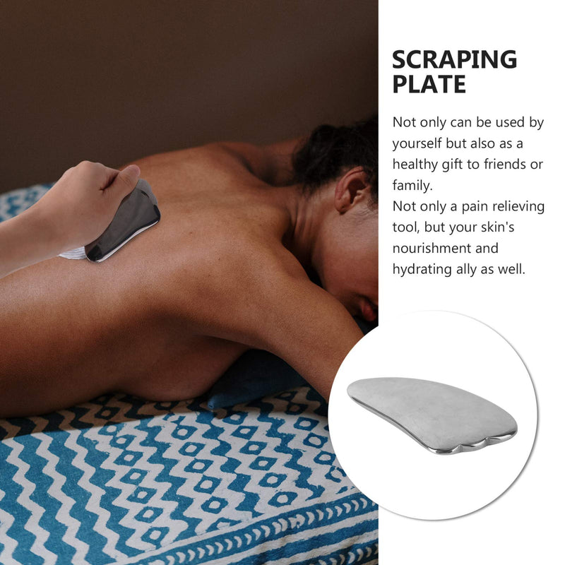 Lurrose Gua Sha Scraping Massage Tool,Natural Energy Stone Guasha Board for Face and Body Myofacial Releaser Tool for SPA Acupuncture Skin Care Trigger Point Treatment - NewNest Australia