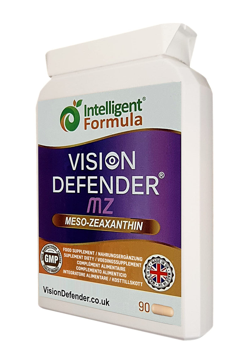 Meso Zeaxanthin Vision Defender Mz Dietary Supplement: For Eyes - Protect And Improve Macula Health And Eye Care With Vegan-Friendly Highly Effective Meso-Zeaxanthin (90 Capsules) - NewNest Australia