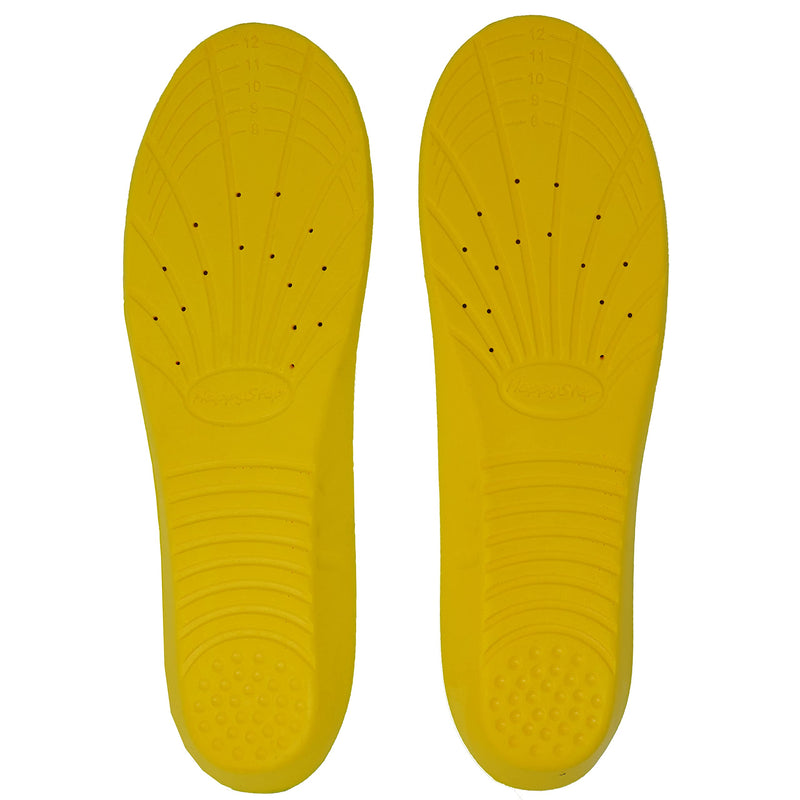 Happystep Plantar Fasciitis Orthotics PU Memory Foam Shoe Insoles Comfortable Shoe Inserts, Cushioned Arch Support, Heel Cushioning, Shock Absorption and Foot Pain Relief (UK Size 8-11) UK 8-11 - NewNest Australia