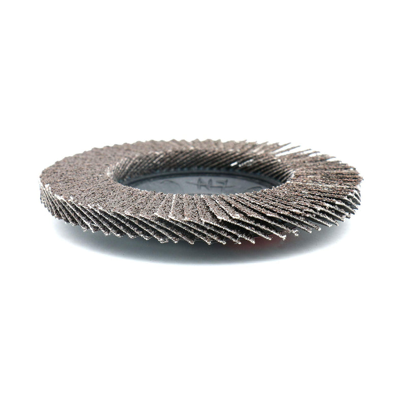 Anmeilexst 10 Packs 5/8" 80 Grit and 320 Grit High Density Calcination Alumina Flap Disc Abrasive Wheel, 4" Diameter, for Polishing Metal, Stainless Steel and Wood - NewNest Australia