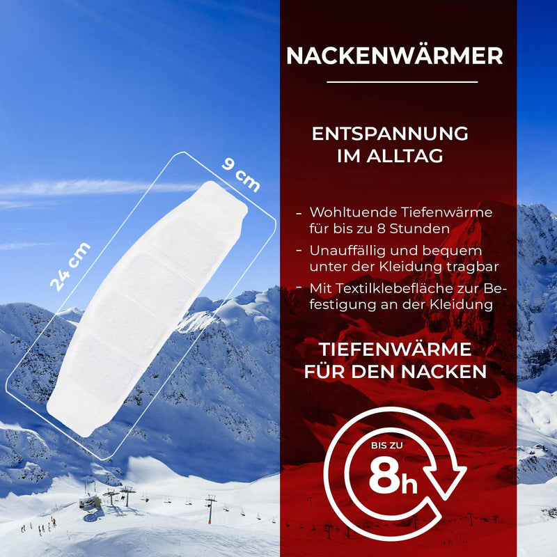 THERMOPAD neck warmer - THE ORIGINAL: 6x heat pads for 8 hours of heat I Ready-to-use heat pad with extra warm heat pads - ideal heating pad for the neck, shoulders and back area - NewNest Australia