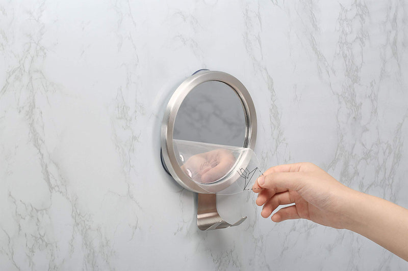 Ettori Shower Mirror Fogless for Shaving with Razor Holder, Powerful Lock Suction Fogless Mirror for Shower - NewNest Australia