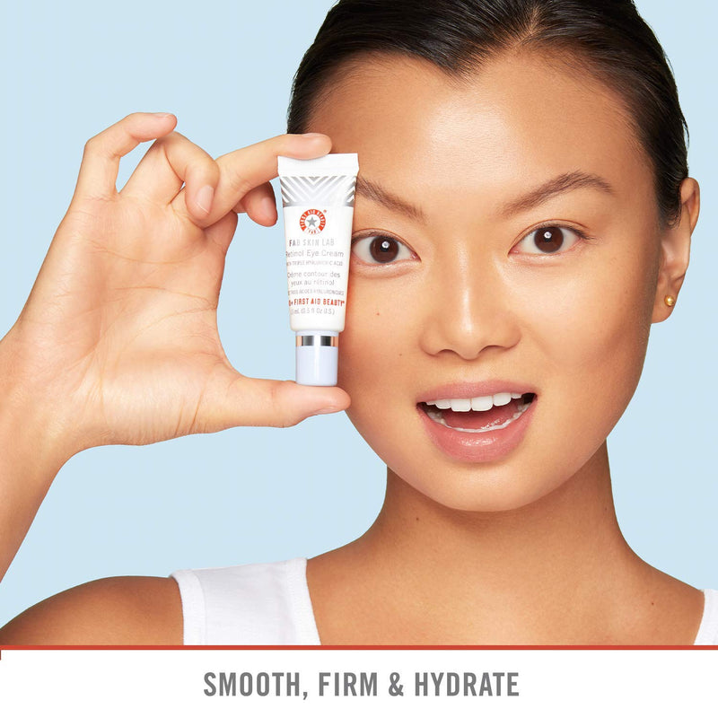 First Aid Beauty FAB Skin Lab Retinol Eye Cream with Triple Hyaluronic Acid – .5 Oz. - NewNest Australia