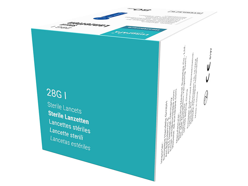 Europapa Lancets, Sterile Disposable Lancets, Blood Lancets, Safety Lancets For Blood Collection Blood Glucose Measurement Capillary, Diabetic, 50 Pieces, Europapa Bg Series Blood Glucose Meter Applicable - NewNest Australia