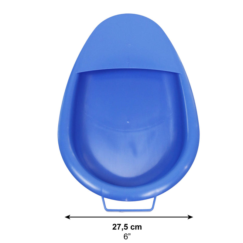 Pepe - Bedpans for Men, Ladies Urinal Bed Pan, Commode Bed Pan for Elderly, Bed Urinal Unisex, Fracture Bedpan, Female Bed Pan with Handle, Portable Bedpan, Male Bedpan Blue - NewNest Australia