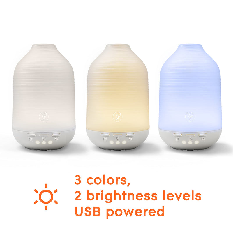 Glade Essential Oil Diffuser Holder & Refill, Cool Mist Aromatherapy Diffuser & Air Freshener for Home, Pure Happiness with Orange & Neroli Scent, 17.4ml Pure Happiness (1 Holder & 1 Refills) - NewNest Australia