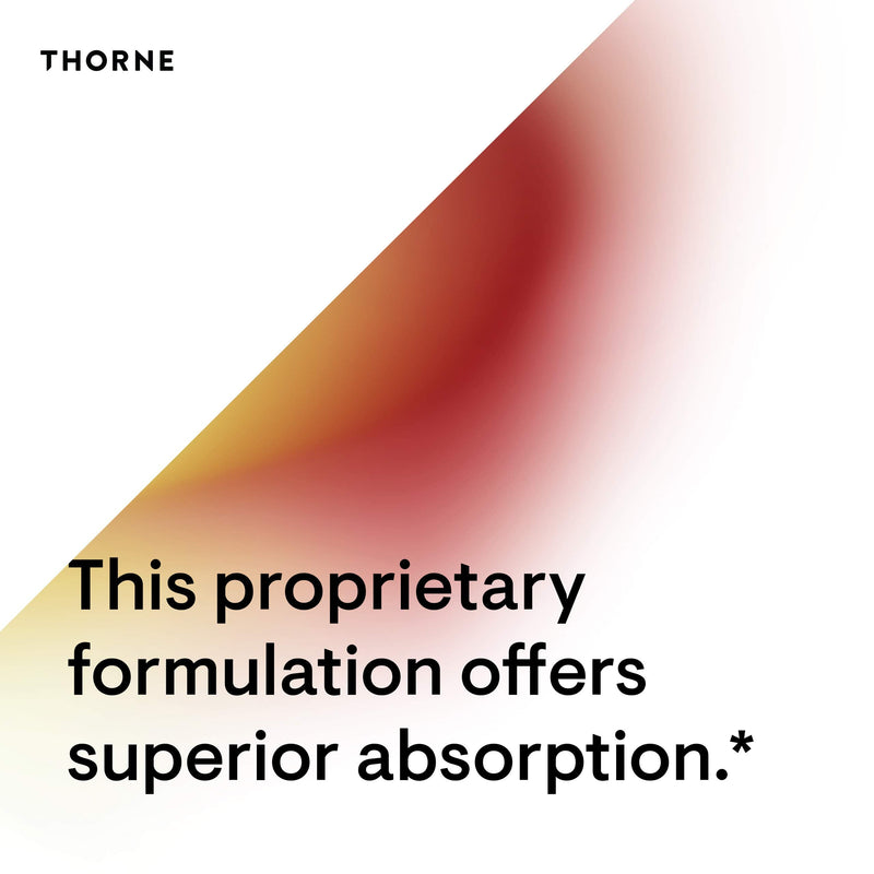 Thorne Research - Q-Best 100 - Patented Crystal-Free CoQ10 Supplement for Heart Health and Cellular Energy Production - 60 Gelcaps - NewNest Australia