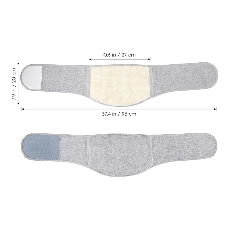 Healifty Kidney Warmer Kidney Protection Back Warmer Heat Belt Elastic Belly Waist Support Size MM (Pack of 1) - NewNest Australia