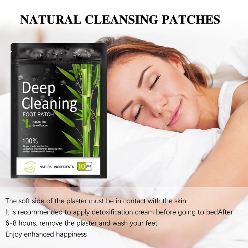 Pack of 20 detox foot plasters, detox plasters foot, detoxification plasters feet, foot plaster detoxification original, detox foot patch detoxification, deep cleansing detox foot pads for stress relief and deep sleep - NewNest Australia