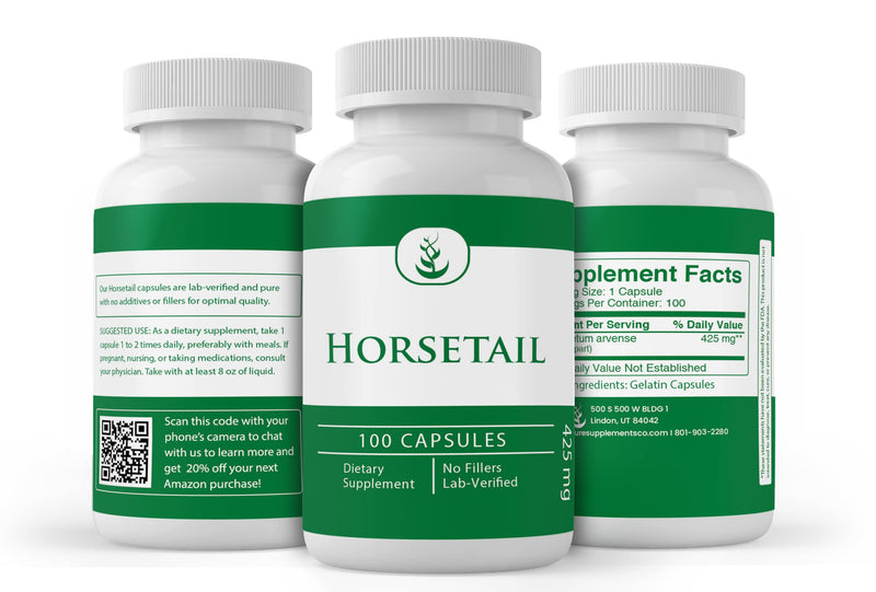 Pure Original Ingredients Horsetail, (100 Capsules) Always Pure, No Additives or Fillers, Lab Verified 100 Capsules - NewNest Australia