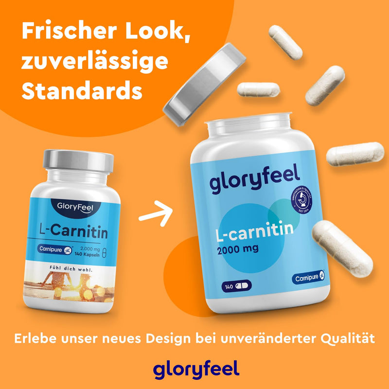 L-Carnitine 2000 ‚ Brand Raw Material Carnipure By Lonza ‚ 140 Vegan Capsules ‚ 2,000 Mg Pure L-Carnitine Per Daily Dose ‚ Laboratory Tested, High Dose And Made In Germany Without Additives - NewNest Australia