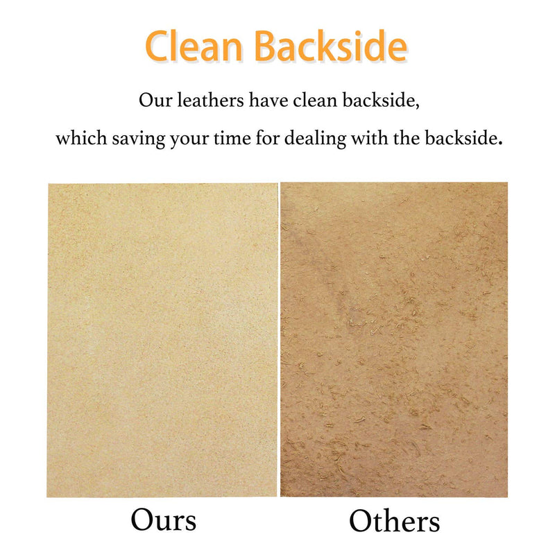 Muse Craft Flawless 2PCS 12''X12'' Vegetable Tanned Leather 5-6oz Precut| Import A Grade Tooling Leather Hide 1.9-2.3mm| Full grain Vegetable Tanned Leather for Carving, Molding, Dyeing(2PCS12''x12'') 2PCS 12''x 12'' - NewNest Australia