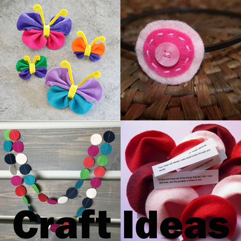 Playfully Ever After Lavender Craft Felt Circles (1 Inch - 100pc) 1 Inch - 100pc - NewNest Australia