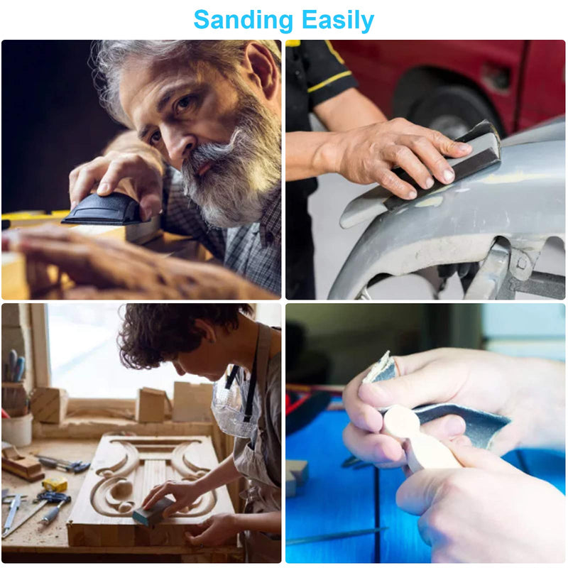 YXYL 60PCS Sand Paper, 120 To 5000 Assorted Grit Sandpaper for Wood Furniture, Wet Sandpaper for Metal Sanding, Automotive Sandpaper, 9 x 3.6 Inch Wet Dry Sandpaper Assortment, Sanding Paper Sheets - NewNest Australia