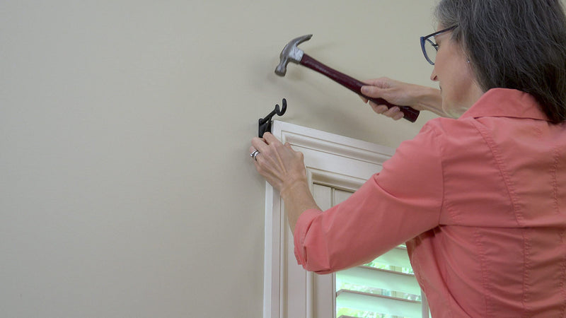 Spark Innovators Bronze Tap Bracket by Hang Hero - Easy Install No Drill Curtain Rod Brackets - As Seen on TV - Set of 2 - NewNest Australia