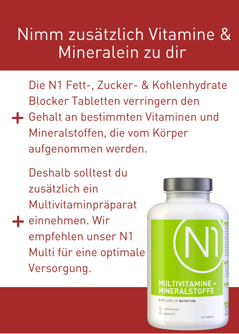 N1 fat blocker + sugar & carbohydrate blocker Medical product for the treatment & prevention of obesity - diet, lose weight tablets quickly - NewNest Australia