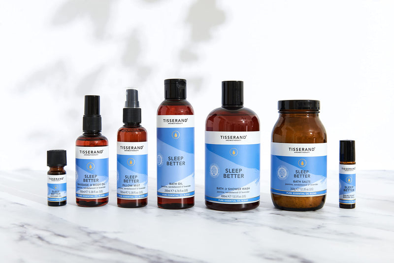 Tisserand Aromatherapy | Sleep Better | Lavender Bath Oil for a Blissful Night’s Sleep Blended with Jasmine & Sandalwood | 100% Pure Essential Oil Blend | 100ml 100 ml (Pack of 1) - NewNest Australia