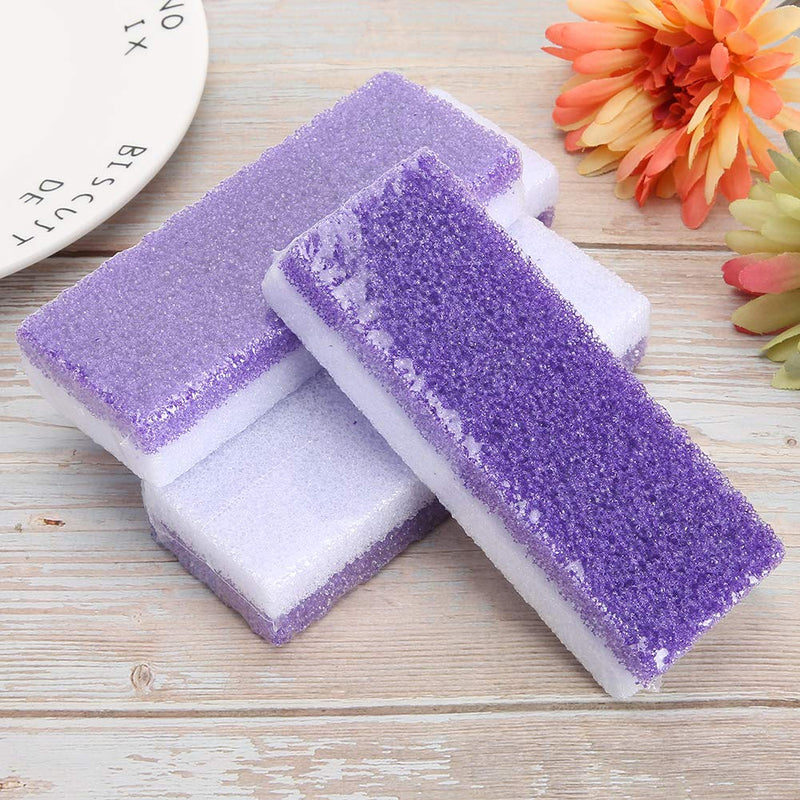 Foot Pumice Stone for Feet Hard Skin, Callus Remover and Foot Scrubber & Pedicure Exfoliator Tool, Professional Foot File Exfoliation Stone to Remove Dead Skin, Pack of 4 - NewNest Australia