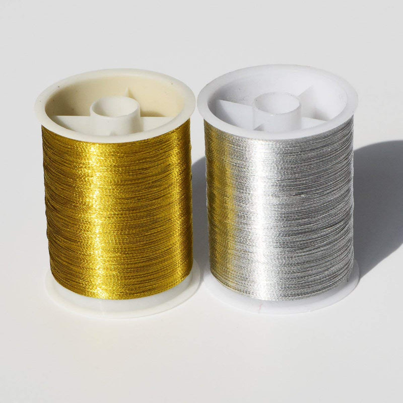 42 Color (2300Y) Sewing Thread Kit High Strength Thread Rainbow Color for Manual Embroidery or Sewing Machine Sewing kit Embroidery Free 30 Quality Golden Tail Needles - NewNest Australia