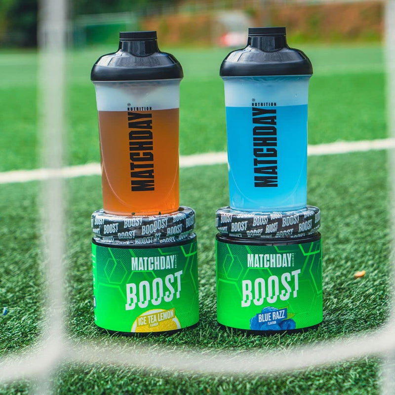 Matchday Nutrition Boost For Footballers I Atp Booster I Athlete Drink With Amino Acids And Carbohydrates I 20 Servings For More Speed Power, Explosivity & Endurance (Blue Razz) - NewNest Australia