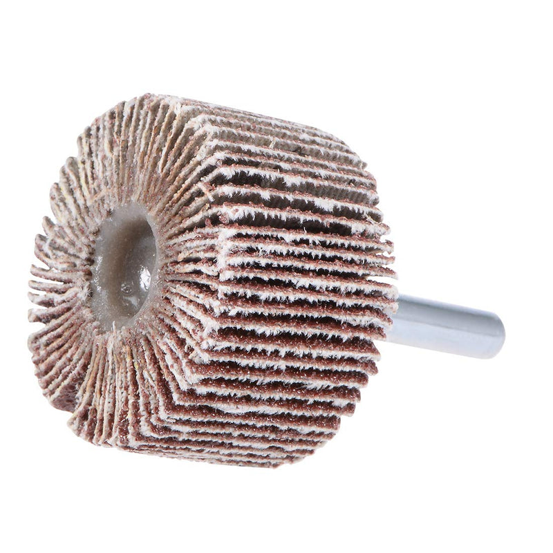 uxcell 1-1/2 Inch Flap Wheels Shank Mounted Sanding Disc Abrasive Wheel 80 Grits 5 Pcs - NewNest Australia