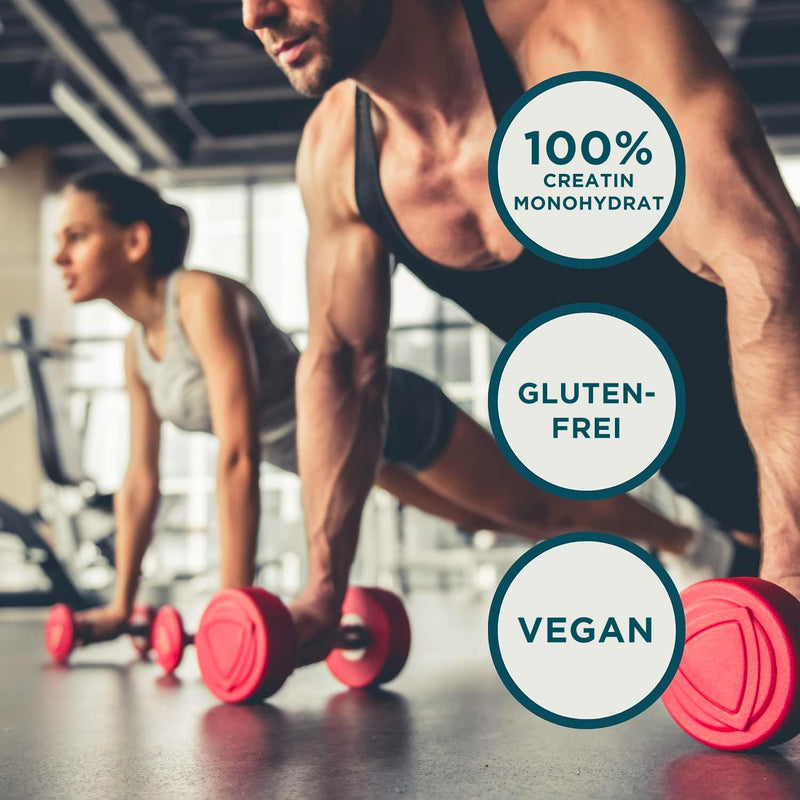 Kinetica 100% Creatine Powder 500 G, Creatine Monohydrate, 147 Servings Including Free Measuring Spoon, Creatine Powder For Athletes, Wada Compliant, Highly Soluble, Vegetarian, Gluten Free - NewNest Australia