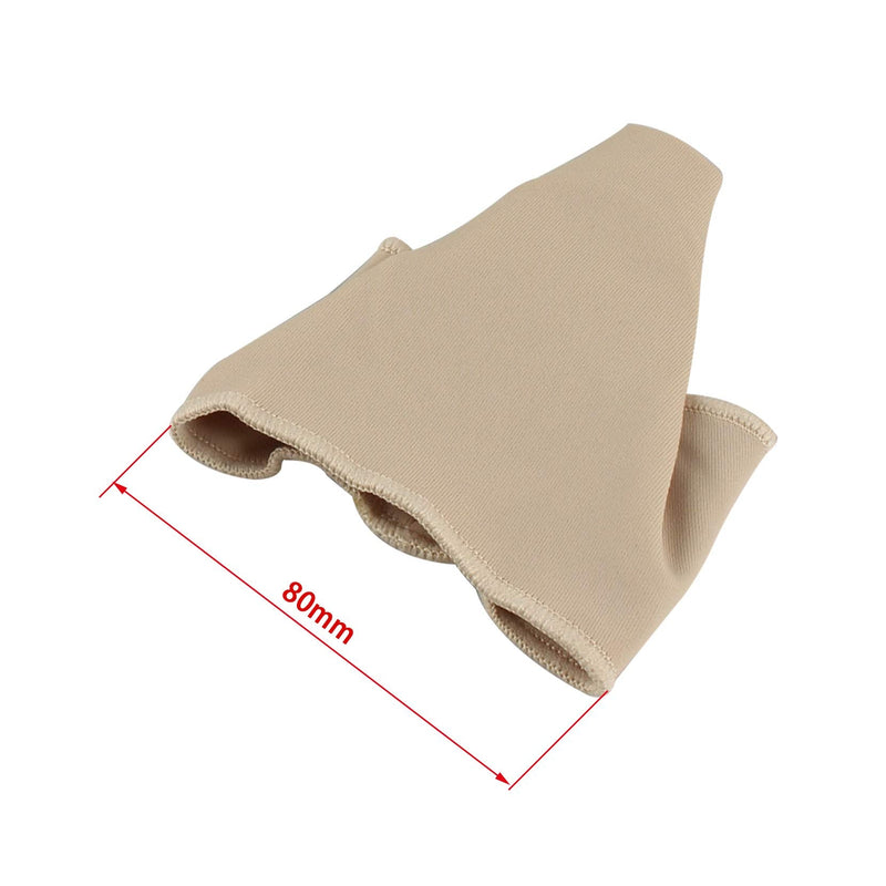 Futheda 2 Pairs Bunion Corrector Bunion Relief Sleeves Pads Brace Cushions Toe Straightener with Gel Toe Separator Spacer Spreader Hallux Valgus Relief Big Toe Alignment Unisex Foot Care (Nude) - NewNest Australia