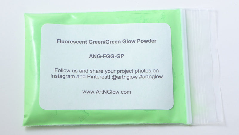 Fluorescent Green Glow In The Dark Pigment Powder - 60g (2 Ounces) - 10+ Colors Available Fluorescent Green - NewNest Australia