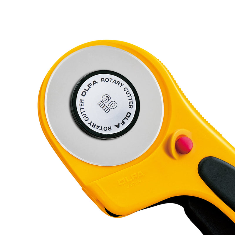 OLFA 60mm Rotary Cutter Replacement Blade, 1 Blade (RB60-1) - Tungsten Steel Circular Rotary Fabric Cutter Blade for Crafts, Sewing, Quilting, Fits Most 60mm Rotary Cutters - NewNest Australia