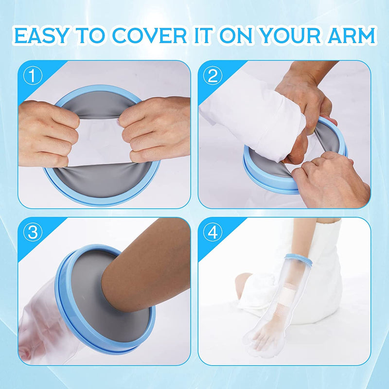 Shower Protection Foot Cast Protection Foot For Shower Bandage Protection Waterproof Adult Reusable Bathing Shower Leg Protection For Broken Toe Ankle Burning - NewNest Australia