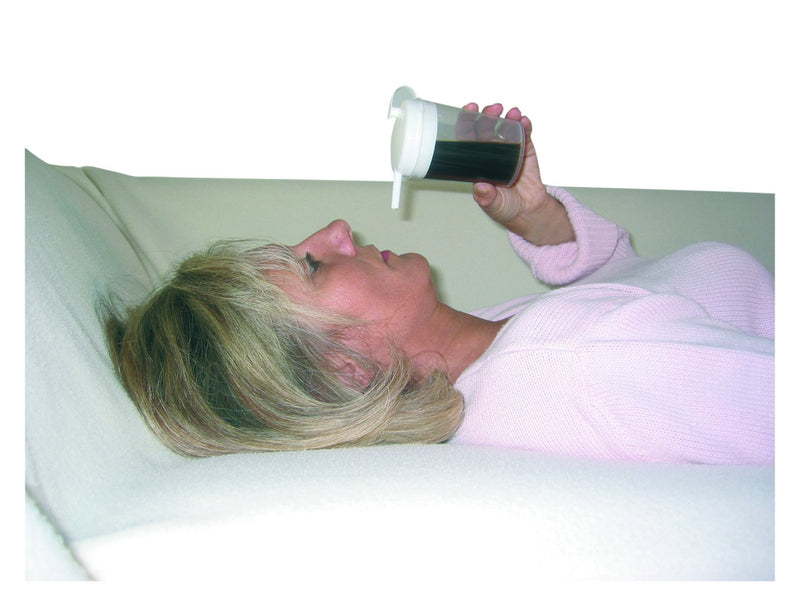 The Novo Drinking Cup with Re-usable Straw Ideal for those Confined to Bed who cannot sit up easily or without help Aids Independent Drinking Spill Proof if Tipped Over Hot and Cold Drinks - NewNest Australia