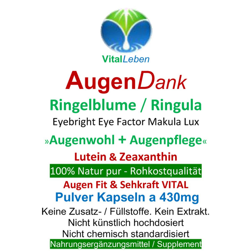MARIGOLD Lutein & Zeaxanthin EYE Vitamins 360 capsules [eye thanks & eye care] vision VITAL COMPLEX + retina + macular pigments - pure NATURE [WITHOUT ADDITIVES] 26970-360 360 pieces (pack of 1) - NewNest Australia