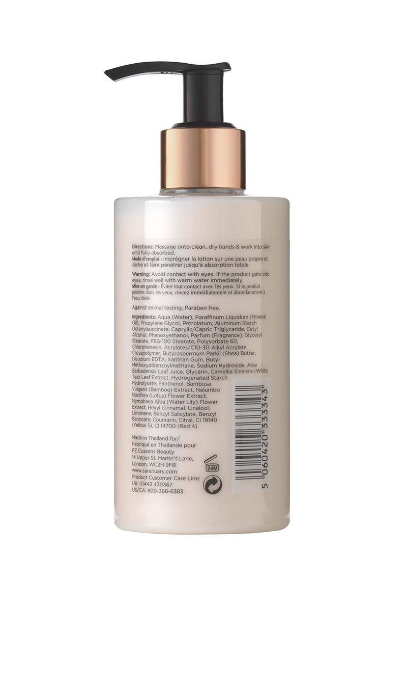 Sanctuary Spa Hand Lotion with Pump, Vegan Hand Cream, Cruelty Free, 250 ml - NewNest Australia