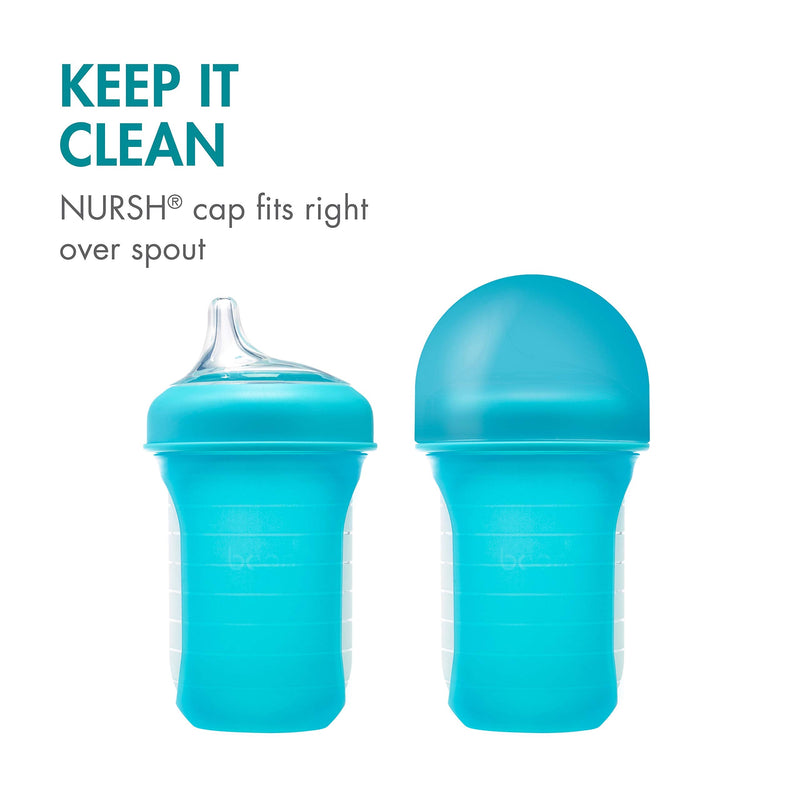 Boon, NURSH Silicone Sippy Cup Lid, 6 Months and up (Pack of 3) Sippy Cup Lids - NewNest Australia