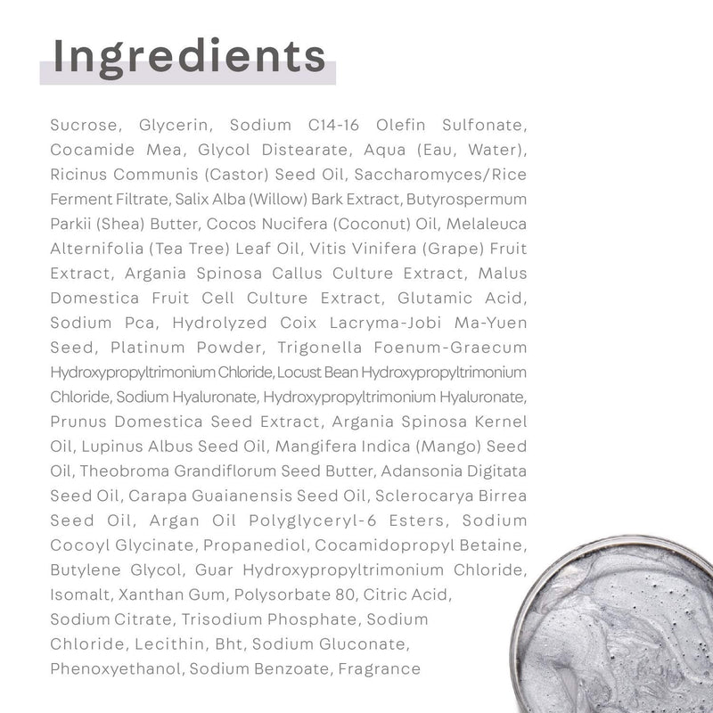 NatureLab Perfect Shine Scalp Scrub - Paraben-Free Dry Scalp Treatment + Scalp Moisturizer - 3-in-1 Gentle Foaming + Exfoliating Scrub with Grape Stem Cells, Pearl + Hyaluronic Acid (8.1 oz / 230g) - NewNest Australia