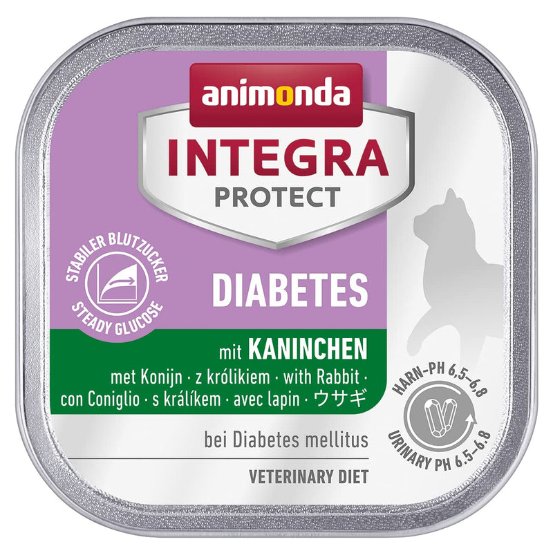 Animonda Integra Protect Diabetes Cat, Diet Cat Food, Wet Food For Diabetes Mellitus, 16 X 100 G & Diabetes Cat, Diet Cat Food, Wet Food For Diabetes Mellitus, With Beef, 16 X 100 G - NewNest Australia
