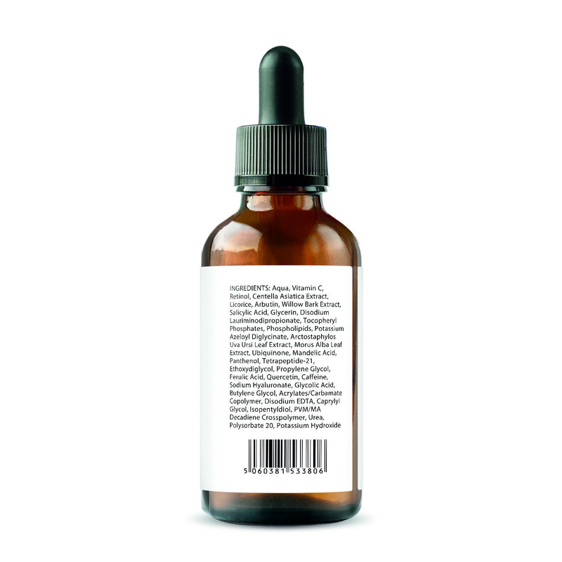 Triple Strength Vitamin C, E & Ferulic Acid Serum (w/Retinol & double weight Hyaluronic Acid) – 30ml / 1 fl oz. SKU - VCEFASER30 - NewNest Australia