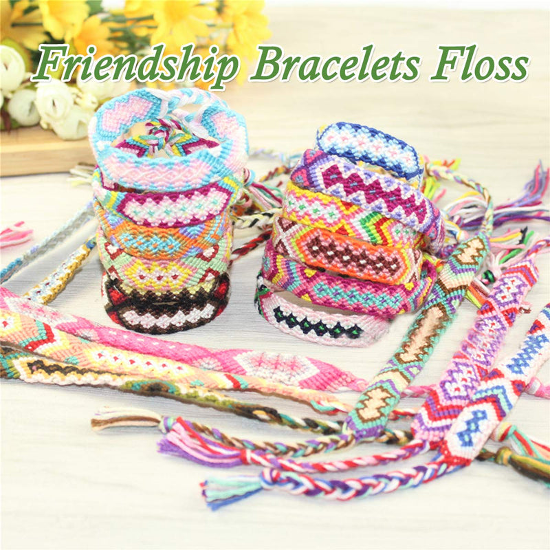 Embroidery Floss 240 skeins 100% Egyptian long-staple cotton Cross Stitch Threads -Friendship Bracelets String -Mercerized Crafts Floss total 1920M 8M/pc 24pcs/bag 10package - NewNest Australia