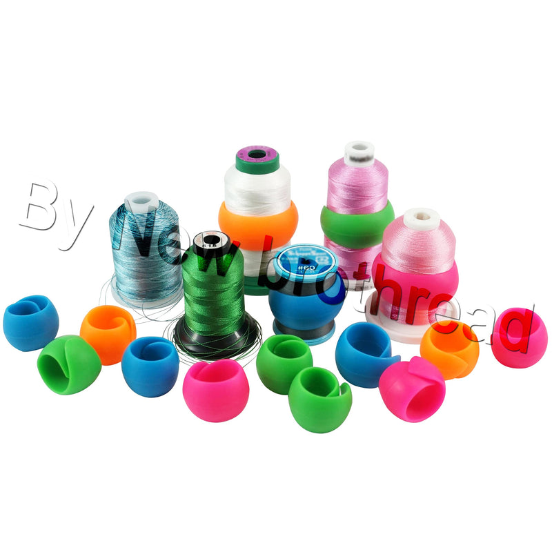 New Brothread 20pcs Thread Spool Savers - Prevent Thread Tails from Unwinding - No Loose Ends for Sewing and Embroidery Machine Thread Spools 20 Pcs - NewNest Australia