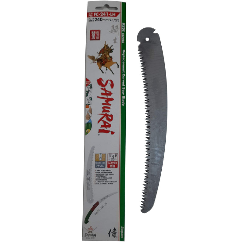 Samurai KISI Spare Blade FC-241-LH 240mm for FC-240-LH Folding Curved Blade Saw Made in Japan, Blade-Only for B01N1MN3CO - NewNest Australia