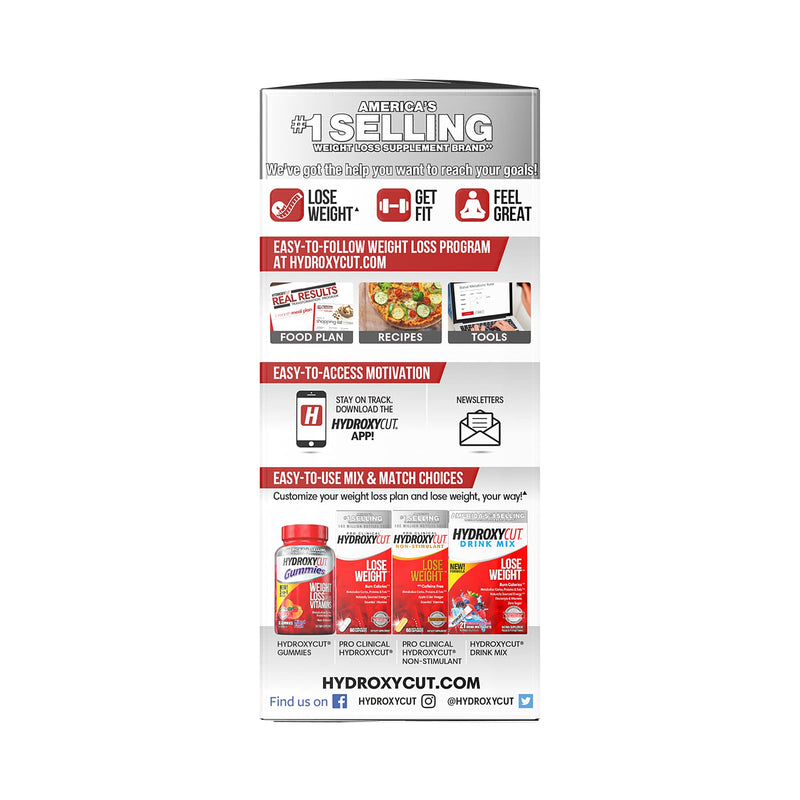Weight Loss Pills for Women & Men | Hydroxycut Pro Clinical | Weight Loss Supplement Pills | Energy Pills to Lose Weight | Metabolism Booster for Weight Loss | Weightloss & Energy Supplements, 72 Caps Stimulant - NewNest Australia