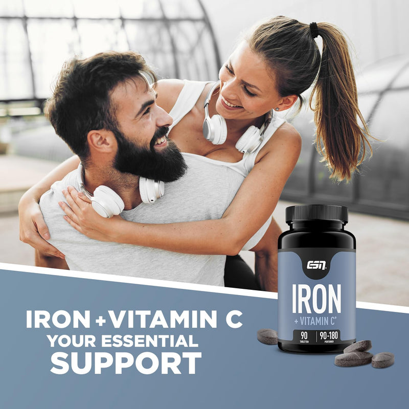 ESN Iron + Vitamin C, 90 tablets - NewNest Australia