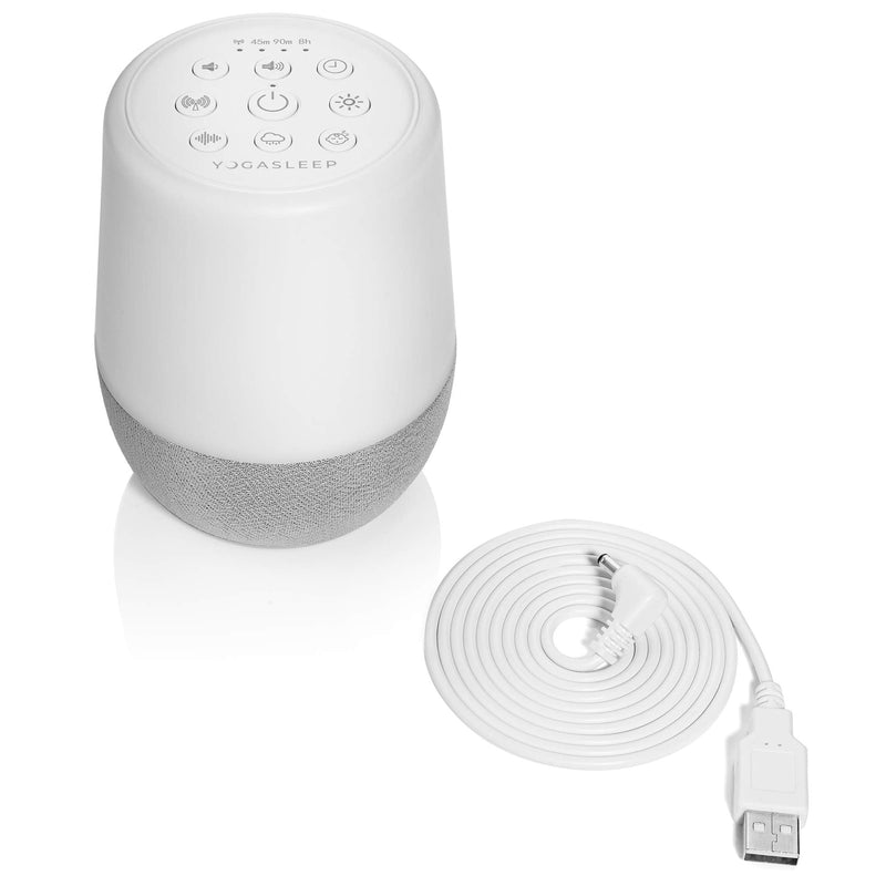 Yogasleep Duet White Noise Machine with Night Light & Wireless Speaker Sound Machine for Travel, Office Privacy, Sleep Therapy for Adults & Baby - NewNest Australia