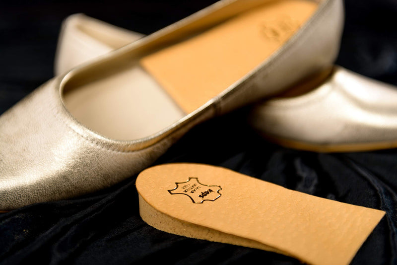Heel Lift Elevator, Heel Raise, Heel Pad, Orthotic Wedge, Shoe Pad, Many Widths and Heights, Leather Cover, Kaps Topmed, Supplied to NHS, 2 Pieces Left and Right height 15 mm / 0.6 inch - size L - NewNest Australia