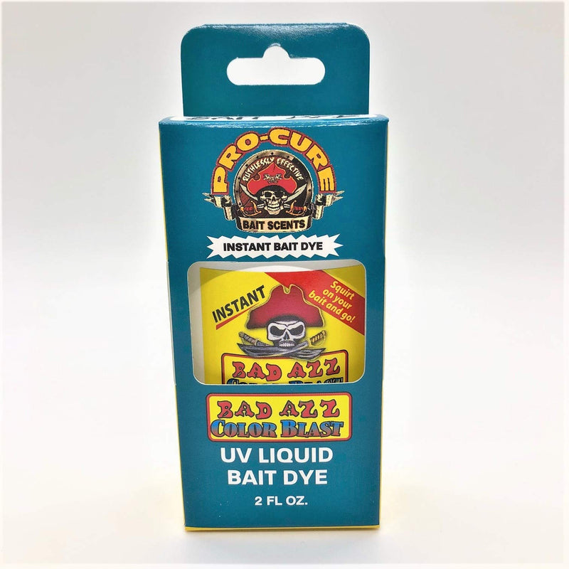 Pro-Cure Bad Azz Color Blast Liquid Bait Dye, 2 Ounce, Scarlet Red Fluorescent - NewNest Australia